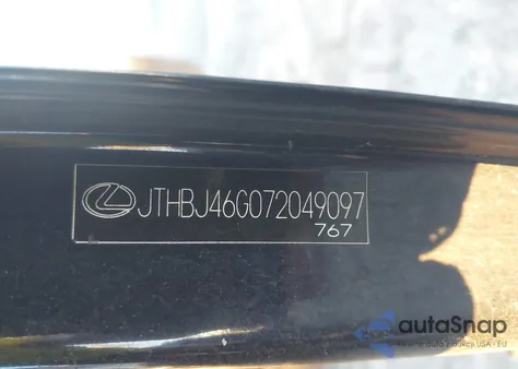 2007 Lexus Es 350 из США, поврежденный, VIN JTHBJ46G072049097